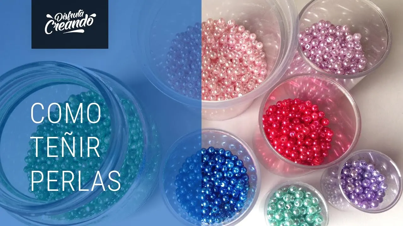 como pintar perlas de colores en acrilico - Cómo arreglar perlas peladas