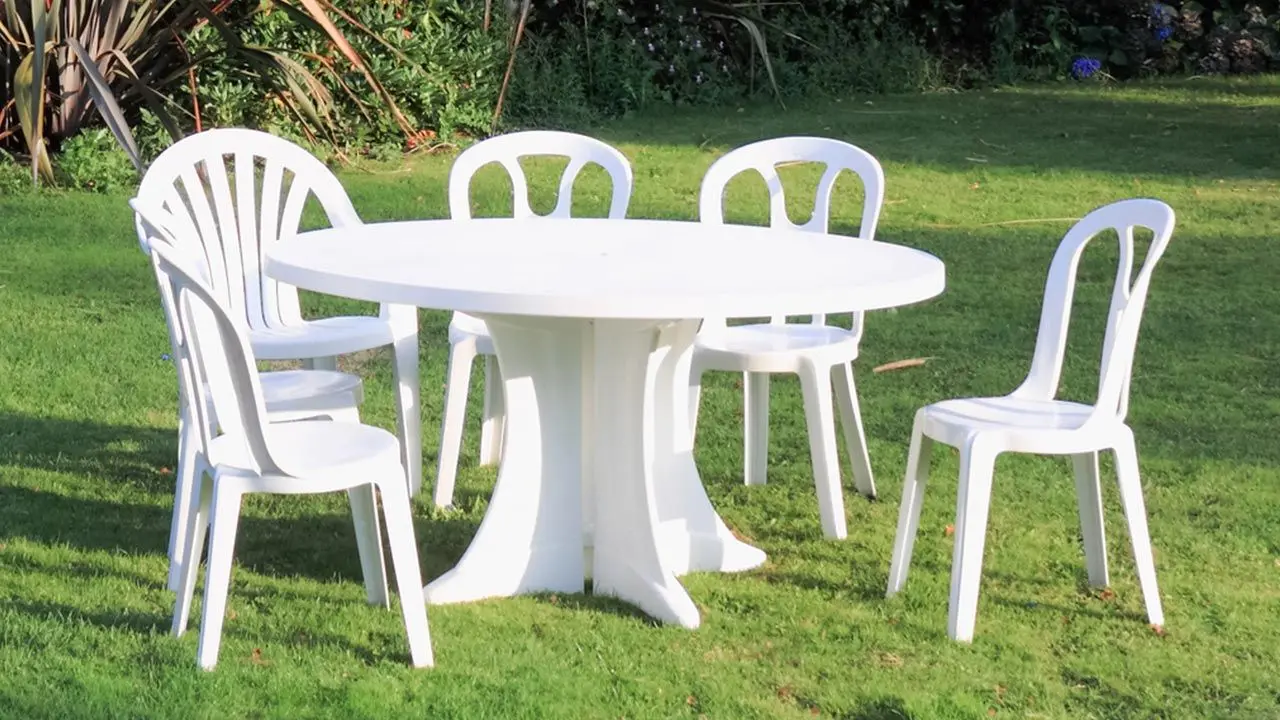 como limpiar las mesas blancas de plastico - Cómo blanquear reposeras plasticas