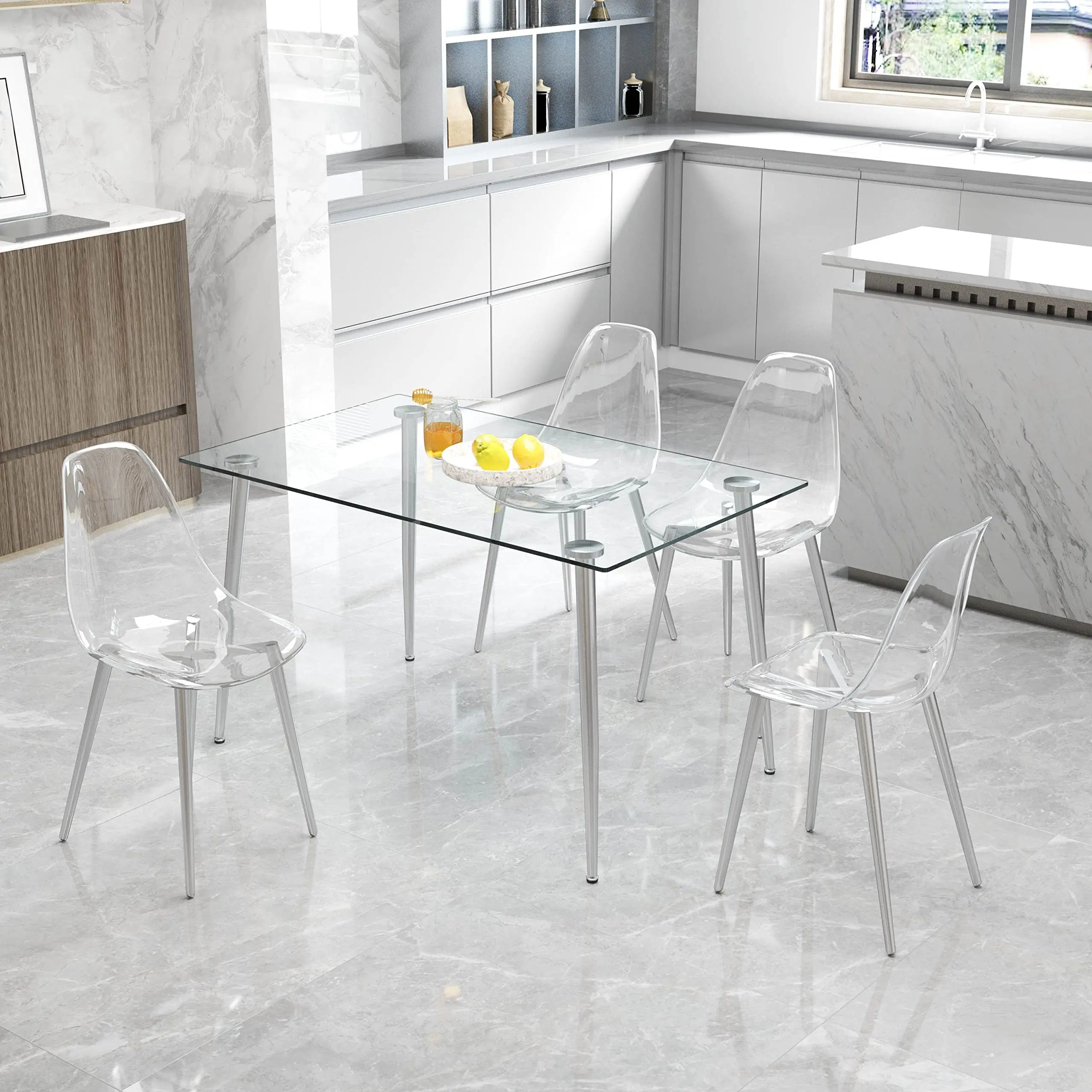 mesas de acrilico para comedor diario - Cómo calcular el tamaño de una mesa de comedor