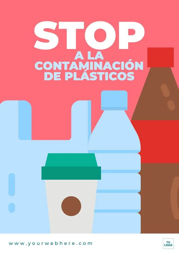 afiches campaña no es el plastico eres tu - Cómo cuidar el medio ambiente campanas