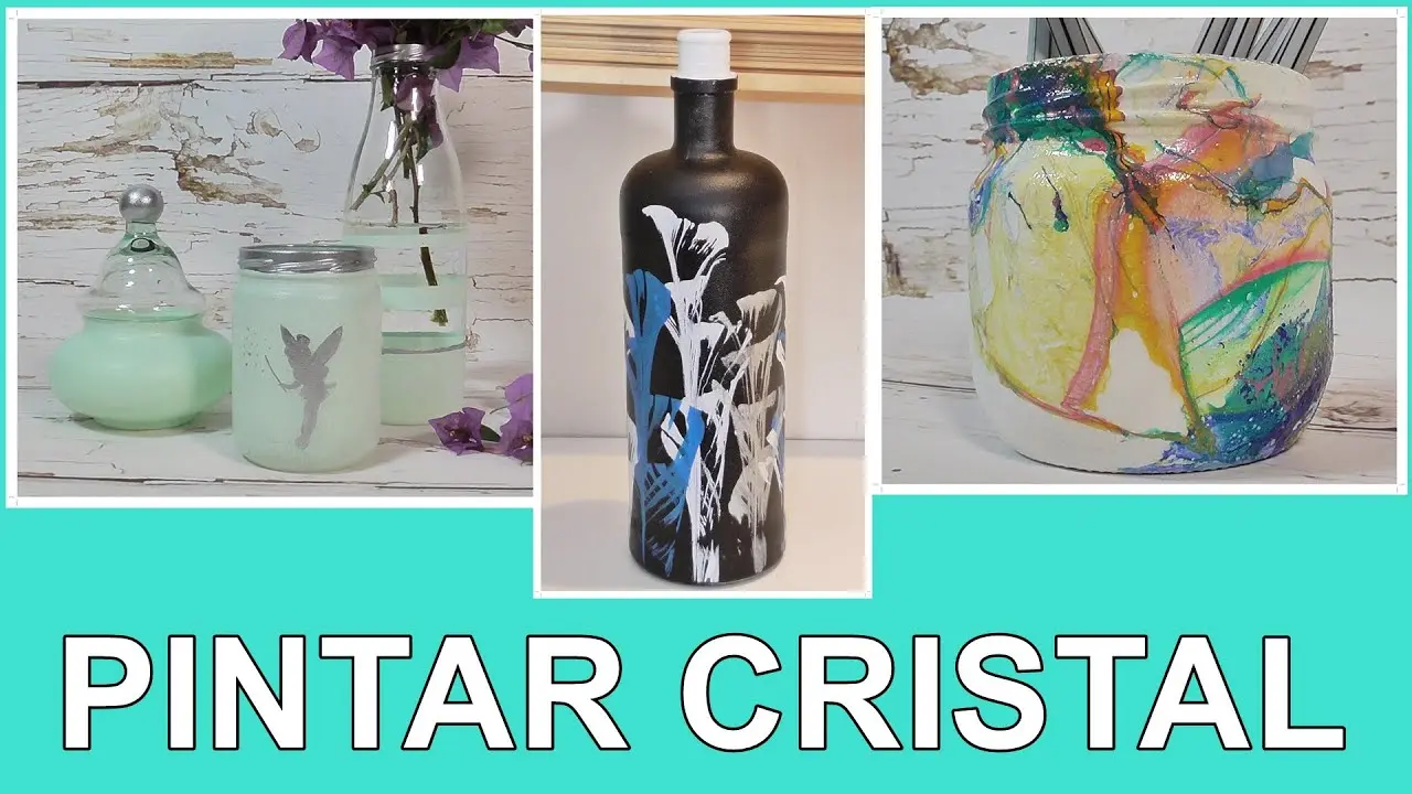 Cómo pintar una botella con acrílico e hilo de algodón - Cómo decorar una caguama como pintar botella con acrilico e hilo de algodon - Cómo decorar una caguama