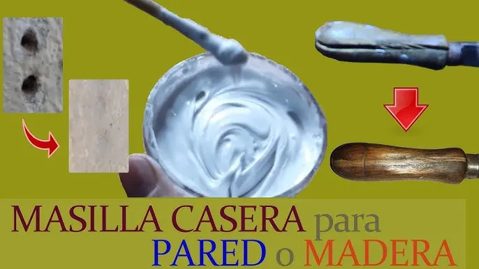 masilla casera para plastico - Cómo hacer masilla para tapar