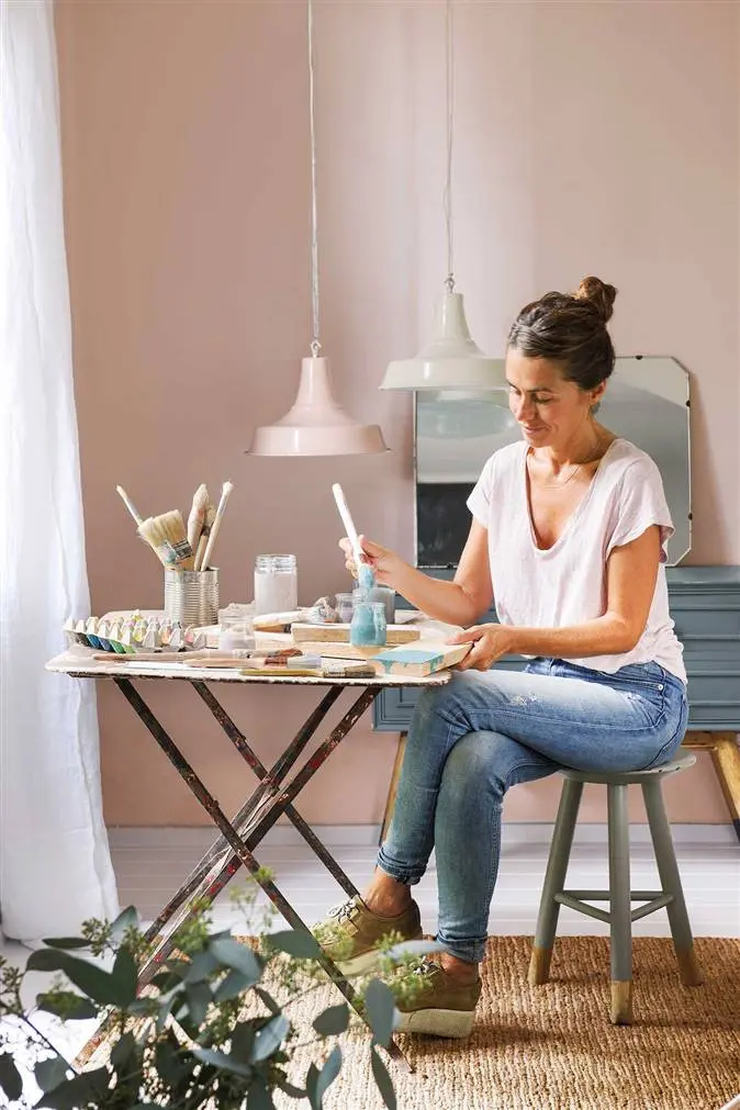 chalk paint casera con acrilico - Cómo hacer tiza con maizena