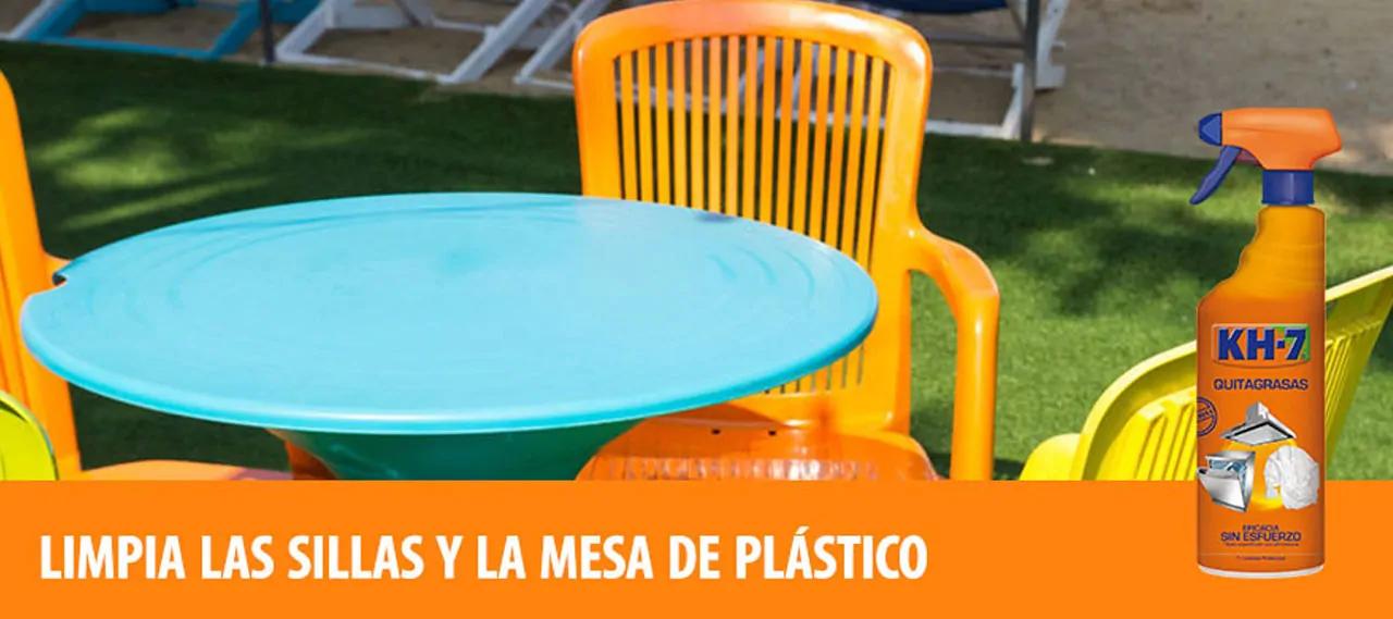 como limpiar sillas de plastico percudidas - Cómo limpiar las manchas de las sillas