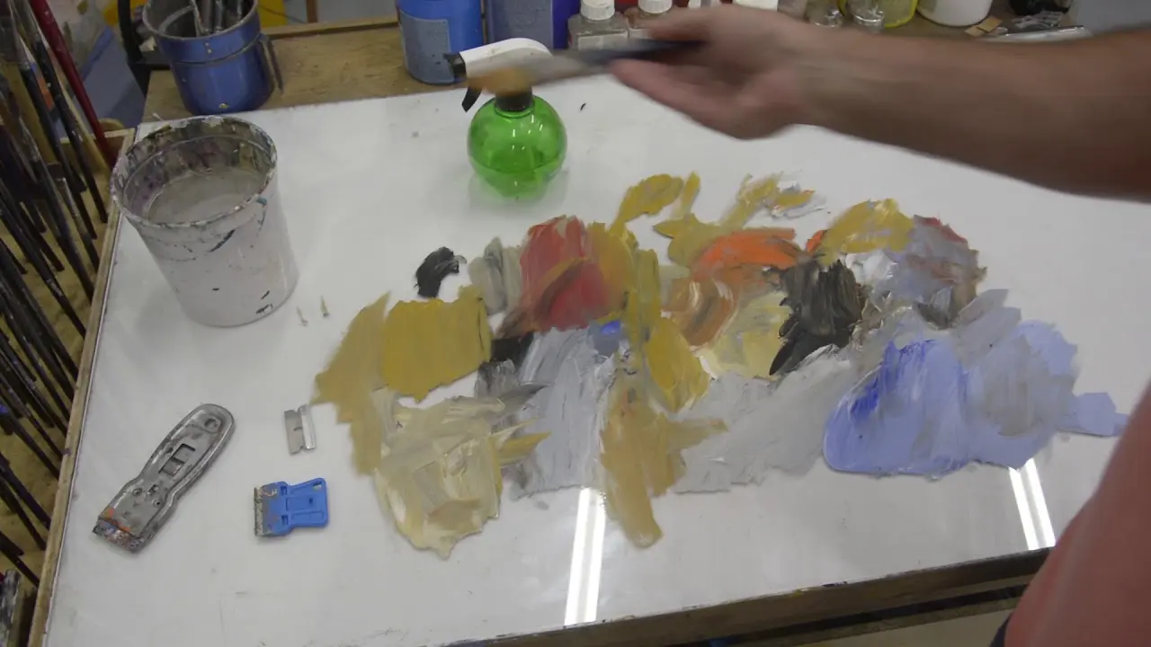 Cómo limpiar la paleta de acrílico - Cómo limpiar un lienzo pintado con acrílico como limpiar la paleta de acrilico - Cómo limpiar un lienzo pintado con acrílico