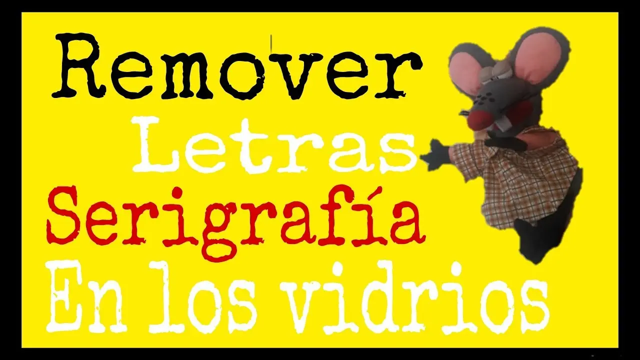 como quitar letras de un vaso de plastico - Cómo quitar el estampado de un vaso