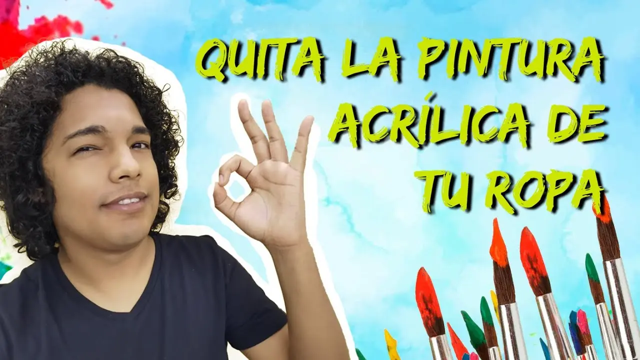 como quitar acrilico de la ropa - Cómo quitar la pintura de acrilico