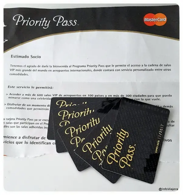 accesos por plastico priority pass - Cómo saber cuántas entradas al Priority Pass me quedan