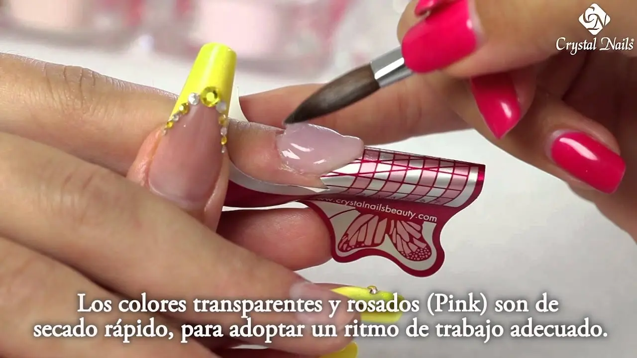 ¿Cómo usar polvo acrílico? - Cómo se aplica el polvo en las uñas colo usar polvo acrilico - Cómo se aplica el polvo en las uñas