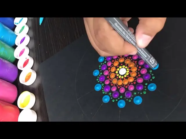 como pintar con puntitos acrilico - Cómo se diluye la pintura acrílica para puntear