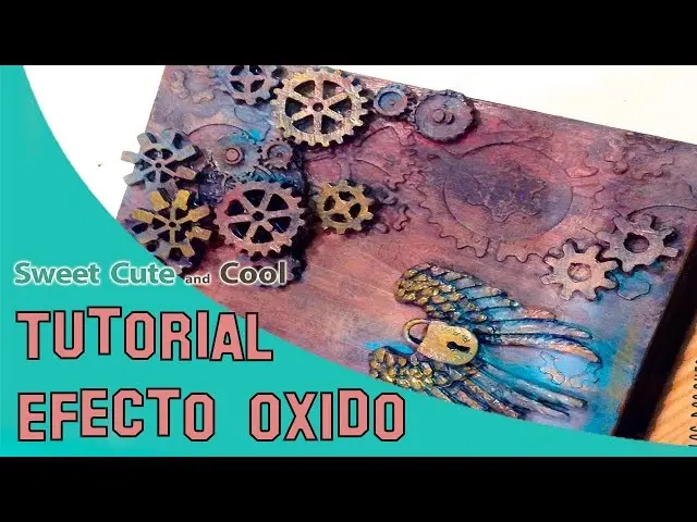 Efecto óxido con acrílico - Cómo se hace el efecto óxido efecto oxido con acrilico - Cómo se hace el efecto óxido