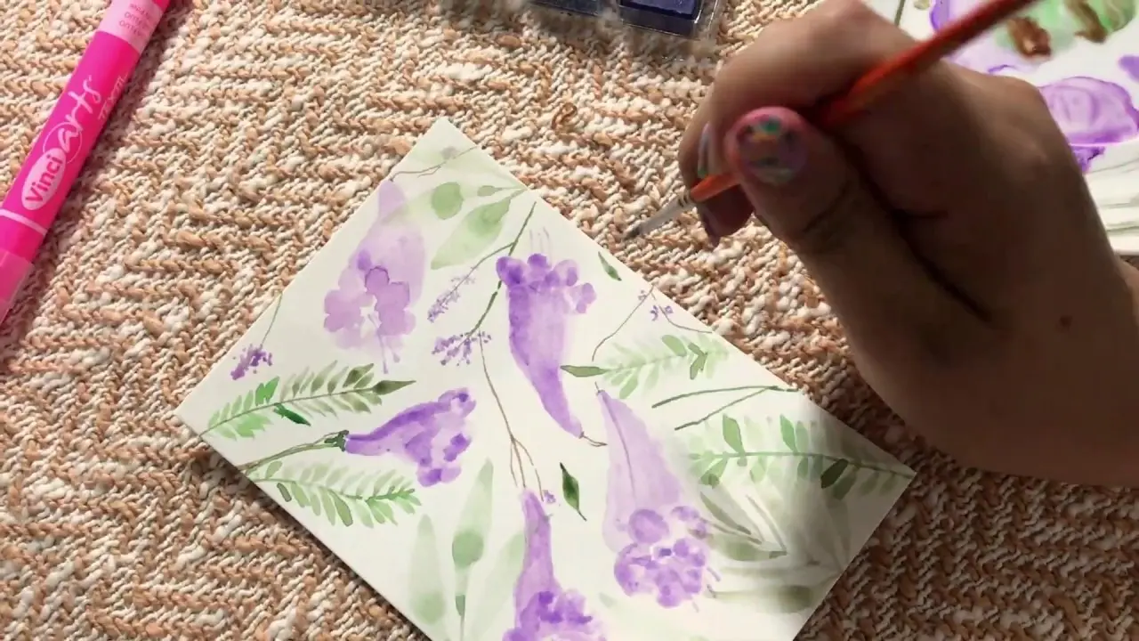 como pintar la flor del jacaranda con acrilico - Cómo se hace el jacarandá morado