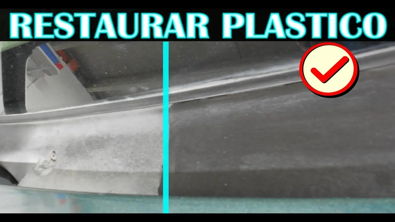 como restaurar plastico transparente - Cómo se le quita lo amarillo al plástico transparente