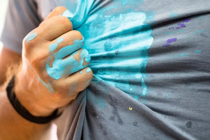 el acrilico sale de la ropa - Cómo se limpia la pintura acrílica