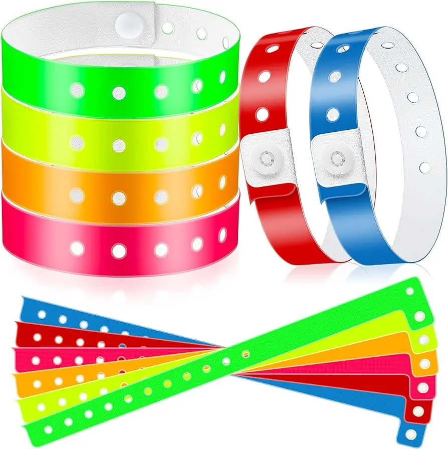 pulseras de plastico para eventos - Cómo se llama el papel para poner pulseras