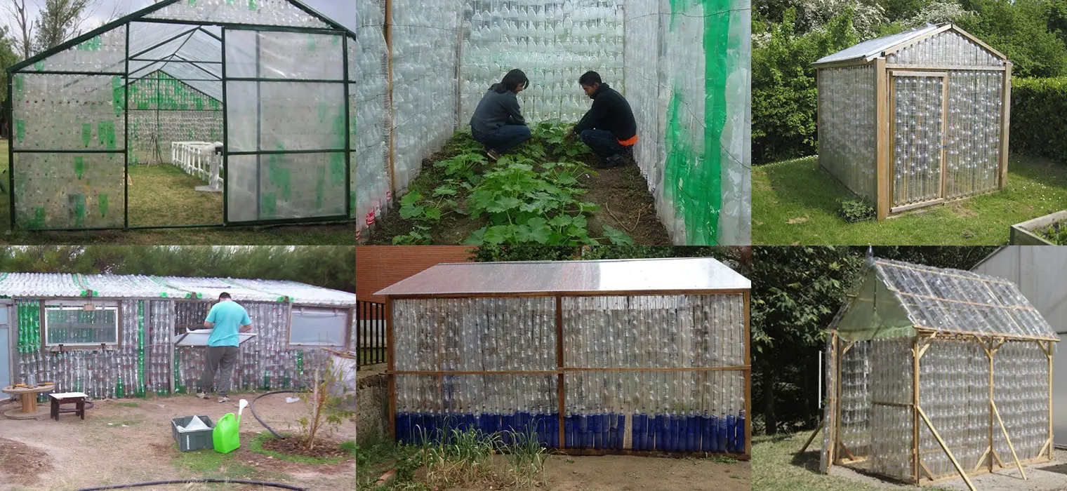 invernadero con botellas de plastico - Cómo se llama el plástico que se utiliza en el invernadero
