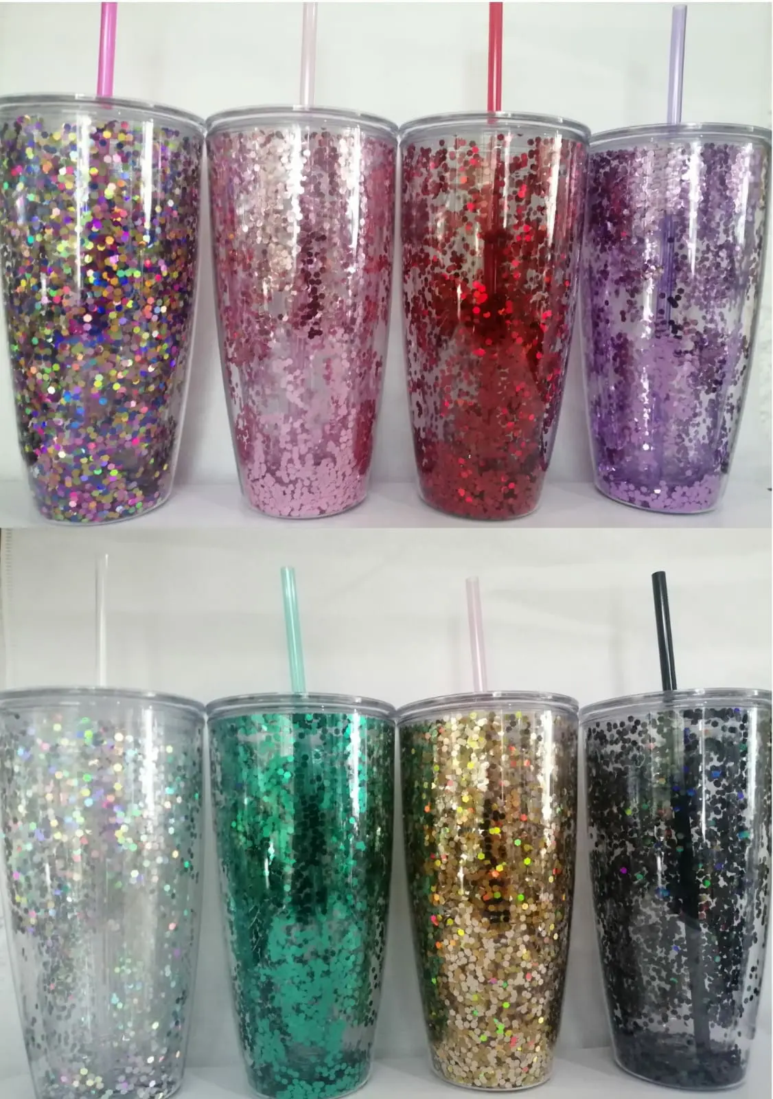 vasos de acrilico con glitter - Cómo se llama el vasito para el acrílico