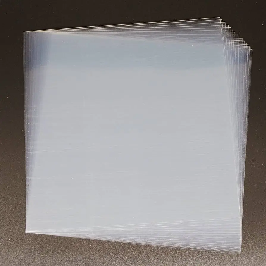 hoja transparente de material plastico - Cómo se llama la lámina de plástico transparente para manualidades