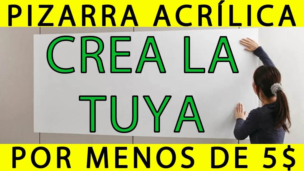 como hacer acrilico para pizzaron de tiza - Cómo se llama la pintura de pizarra