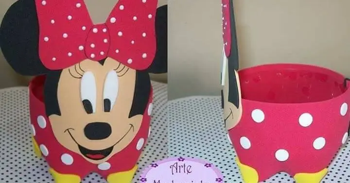 botellitas de plastico decoradas de minnie mouse - Cómo se llama Minnie Mouse en español