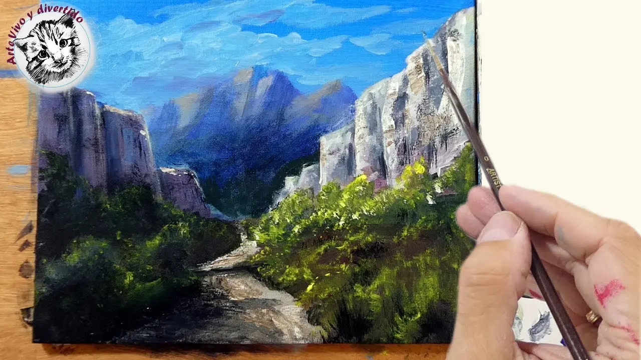 Acrílico: cómo hacer colores naturales en la pintura - Cómo se prepara el color blanco acrilico como hacer colores naturales pintura - Cómo se prepara el color blanco