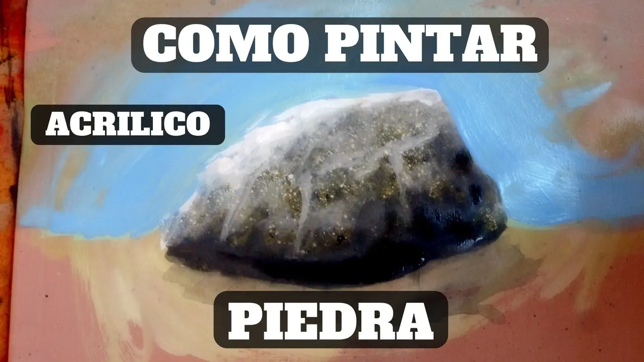 color piedra como lograrlo con acrilico - Cuál es el color de la piedra