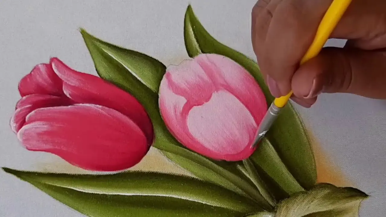 como hacer tulipanes con acrilico - Cuál es el tulipán holandés