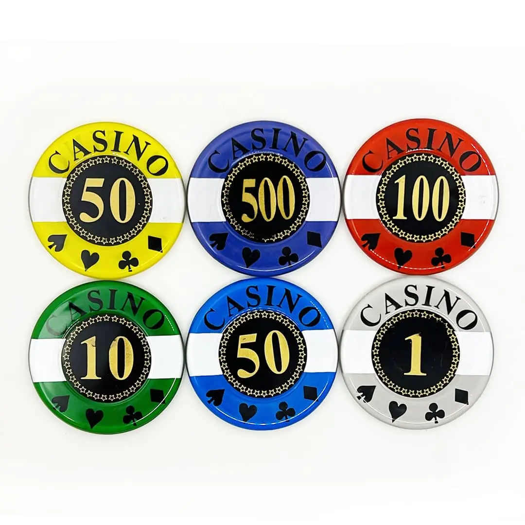 fabricar fichas de poker en acrilico - Cuál es el valor de las fichas de póker por colores