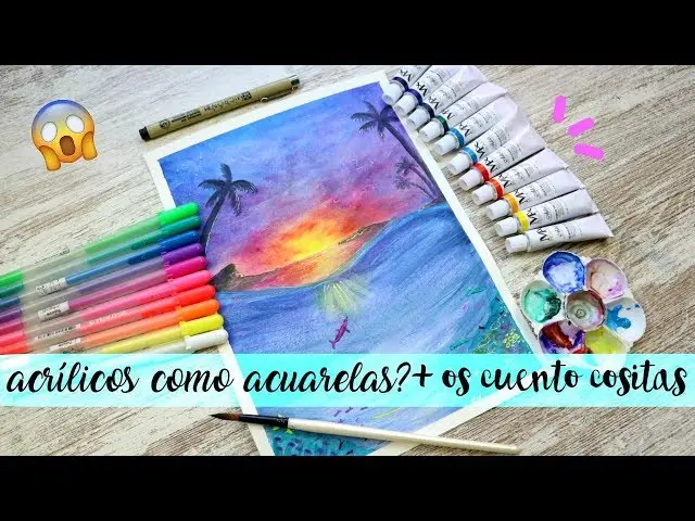 Acuarela vs Acrílico: ¿Cuál es la diferencia? - Cuál es la diferencia entre la acuarela y el gouache acuarela vs acrilico - Cuál es la diferencia entre la acuarela y el gouache