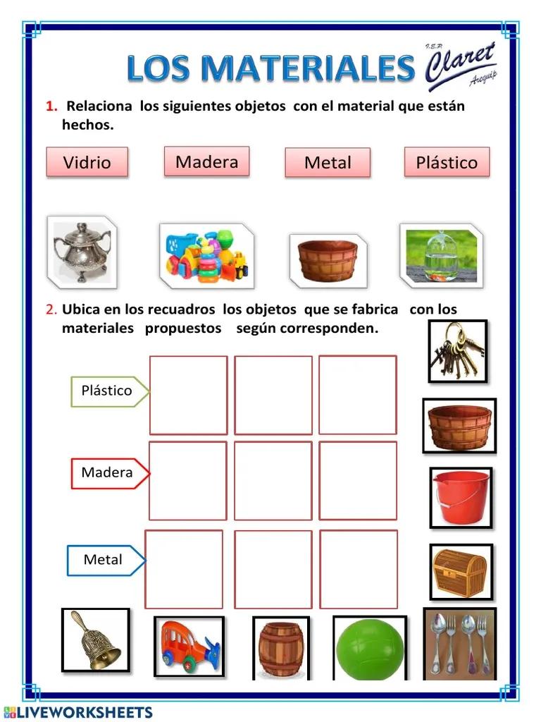 Actividad sobre los materiales plástico, madera y vidrio - Cuáles son las 7 propiedades de los materiales actividad sobre los materiales plastico madera vidrio - Cuáles son las 7 propiedades de los materiales