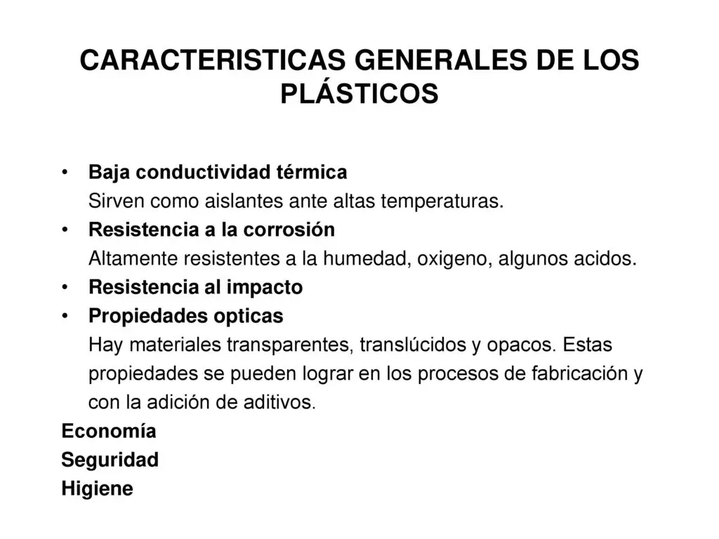 que caracteristicas presenta el plastico - Cuáles son las características ecologicas de los plásticos