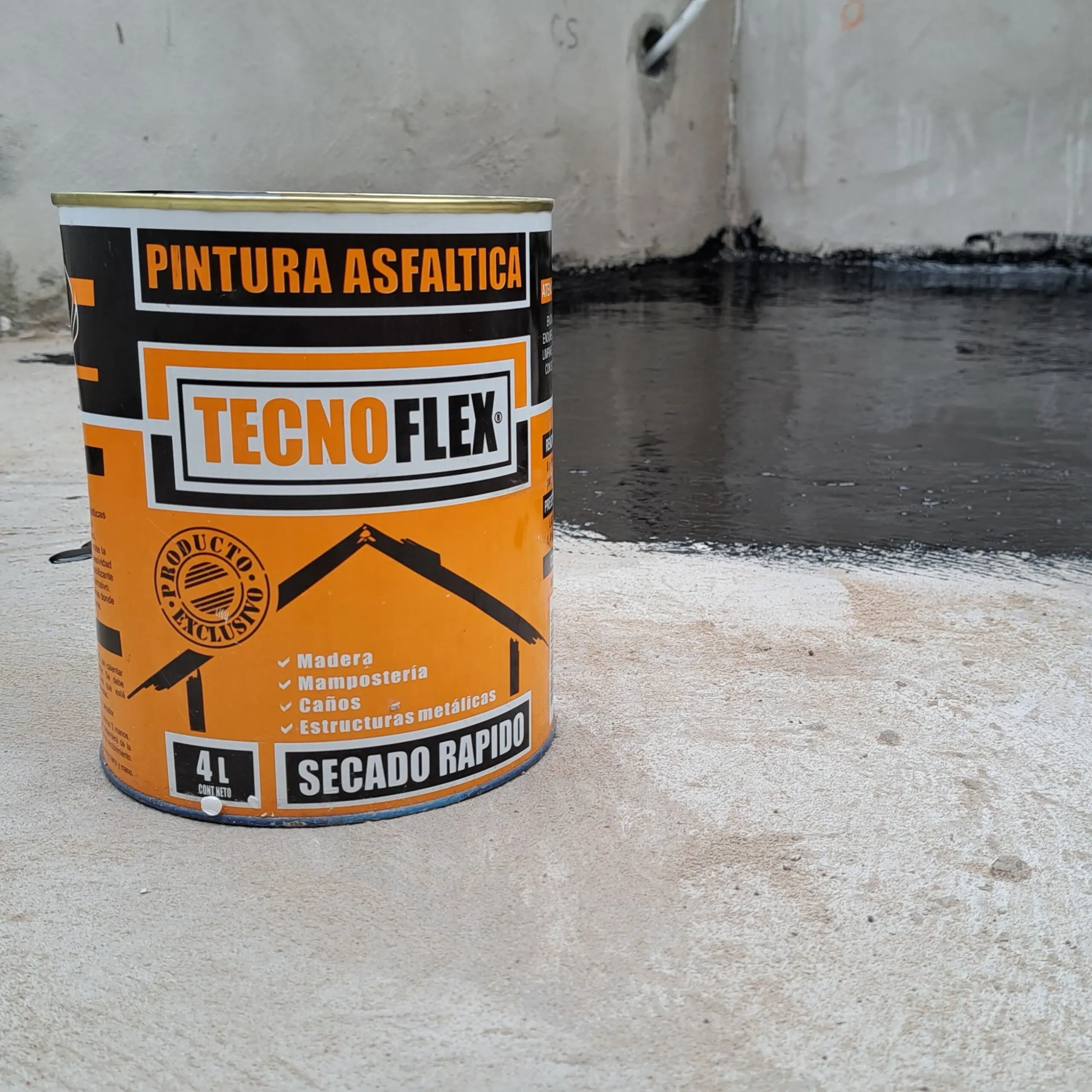 poliestireno y pintura asfaltica - Cuánto dura la pintura asfaltica