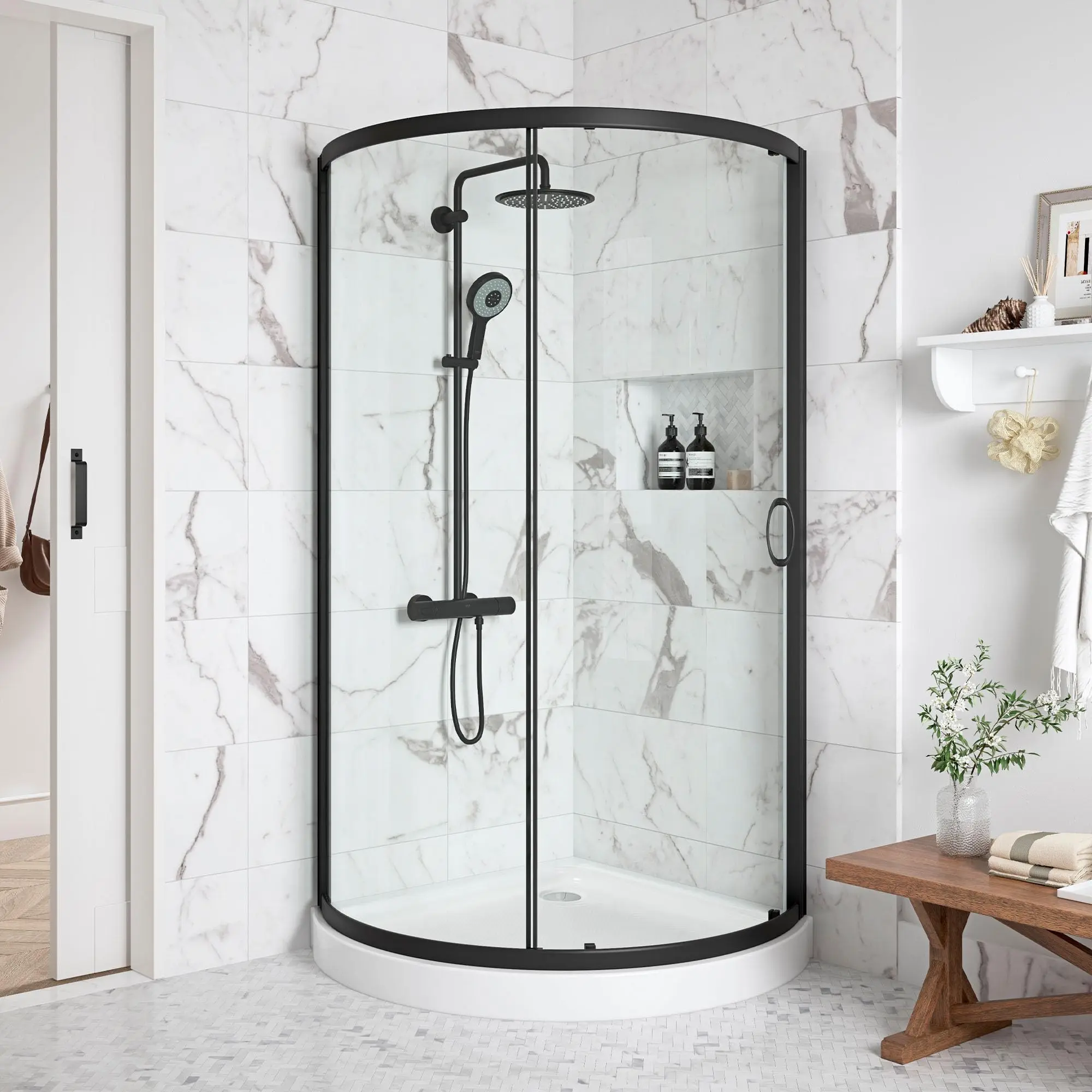 cabina ducha policarbonato - Cuánto mide una cabina de ducha