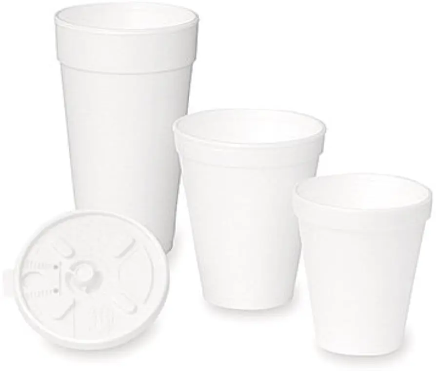 vasos de poliestireno - Cuánto pesa un vaso de poliestireno