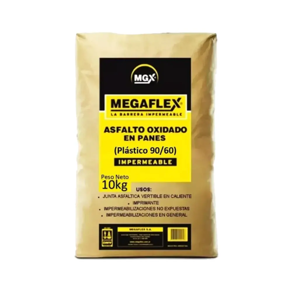 asfalto plastico en panes megaflex - Cuánto rinde un litro de pintura asfáltica