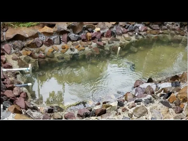 como se hace un estanque con acrilico y cemento - Cuánto se cobra por hacer un estanque