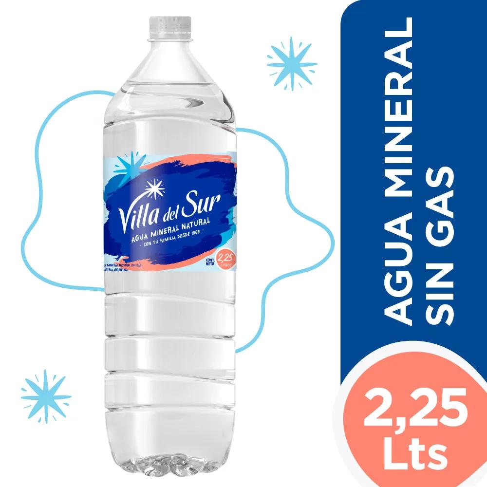 botellas de plastico villa del sur - Cuánto sodio tiene el agua mineral Villa del Sur
