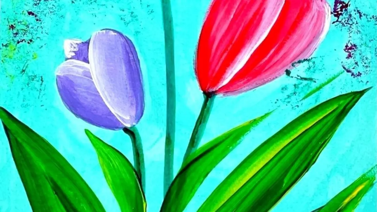 como hacer tulipanes con acrilico - Cuánto tiempo dura la flor de los tulipanes