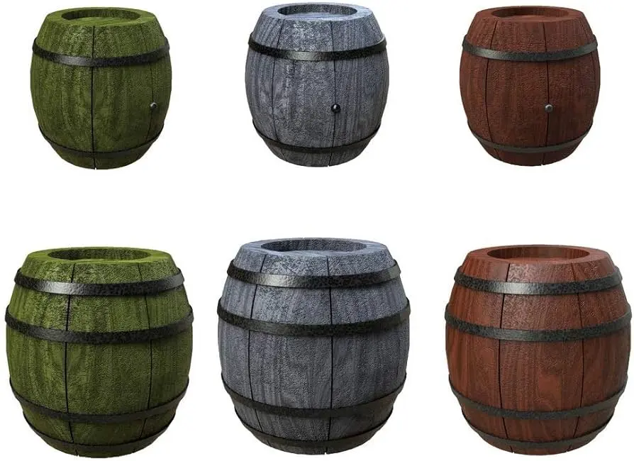 barriles de madera plastico - Cuántos litros hay en un barril de madera