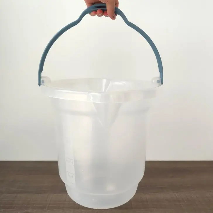 balde plastico grande - Cuántos litros trae un balde grande