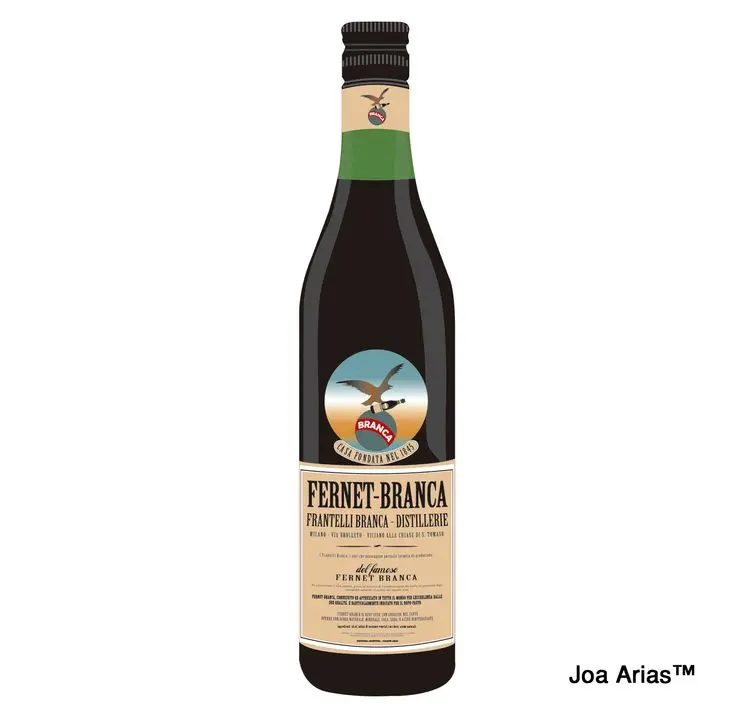 botella cortada plastico dibujo fernet - Cuántos vasos de fernet salen de una botella de 750