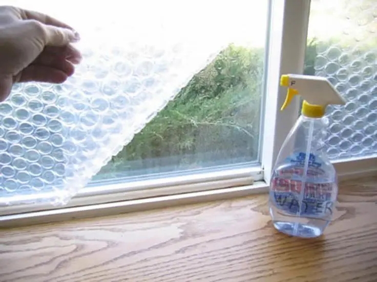 plastico burbuja para ventanas - Puedes usar plástico de burbujas para aislar las ventanas