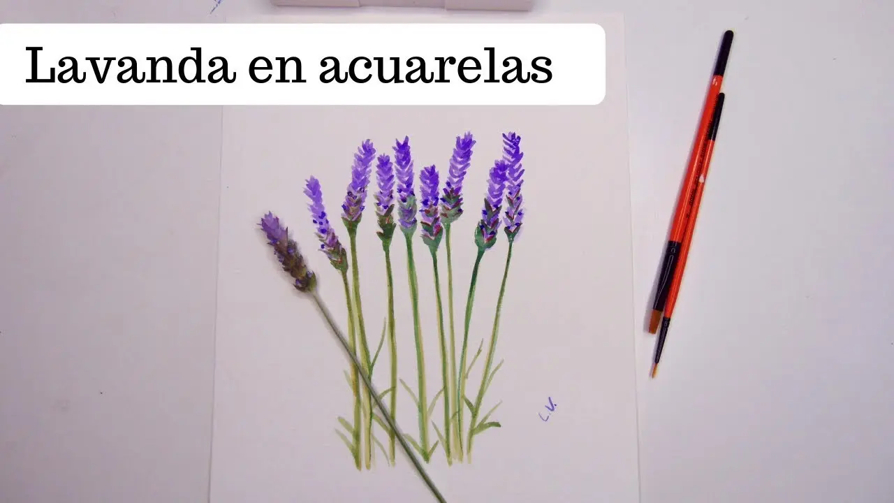 como pintar lavandas con acrilico - Qué colores mezclar en acuarela para hacer el color lavanda