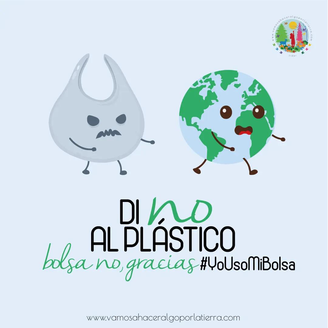 Di no a la bolsa de plástico - Qué dice la Ley del plástico di no a la bolsa de plastico - Qué dice la Ley del plástico