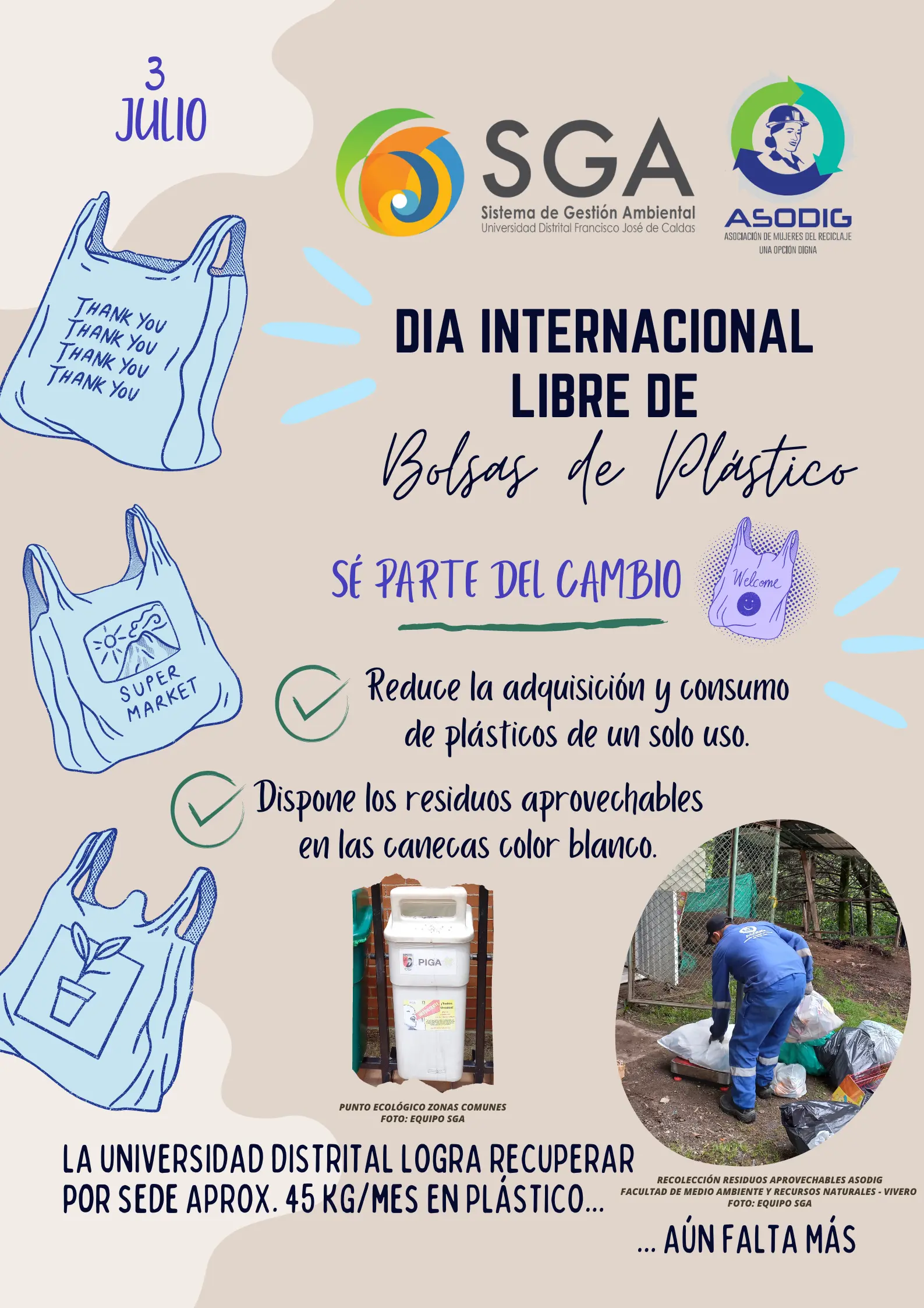 julio libre de plastico - Qué es el Día Internacional Libre de bolsas de plástico