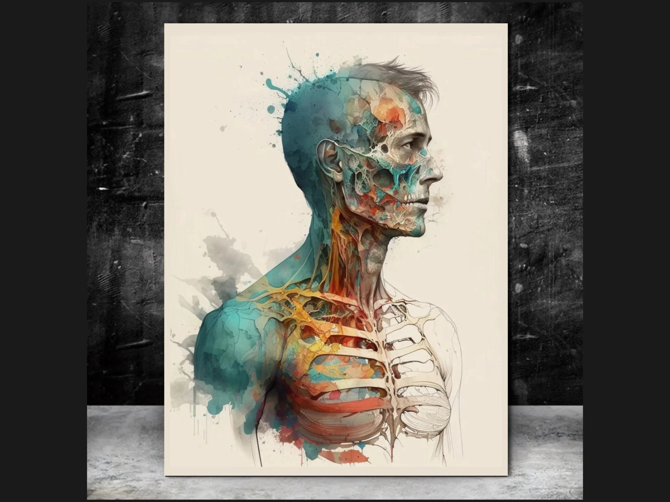 anatomia arte en acrilico - Qué es el dibujo de anatomía en el arte