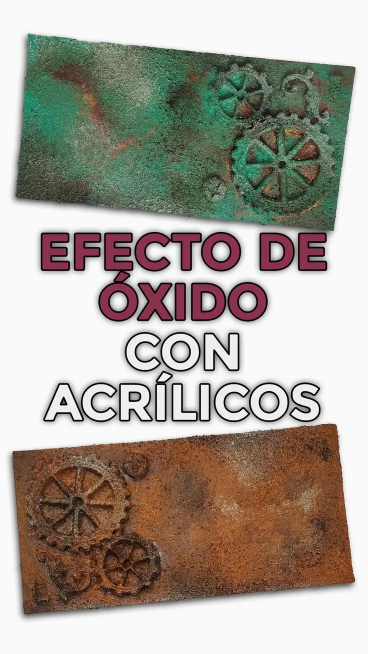 Efecto óxido con acrílico - Qué es el efecto óxido efecto oxido con acrilico - Qué es el efecto óxido
