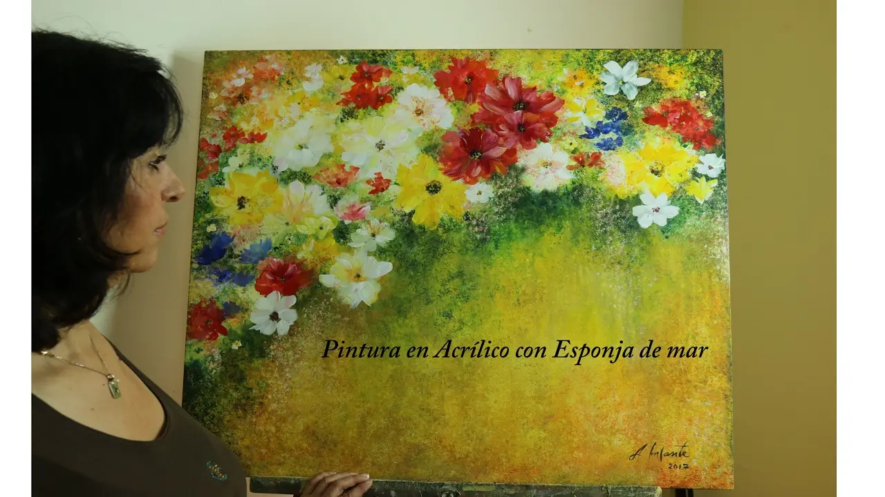 acrilico con esponja - Qué es la técnica de pintura con esponja