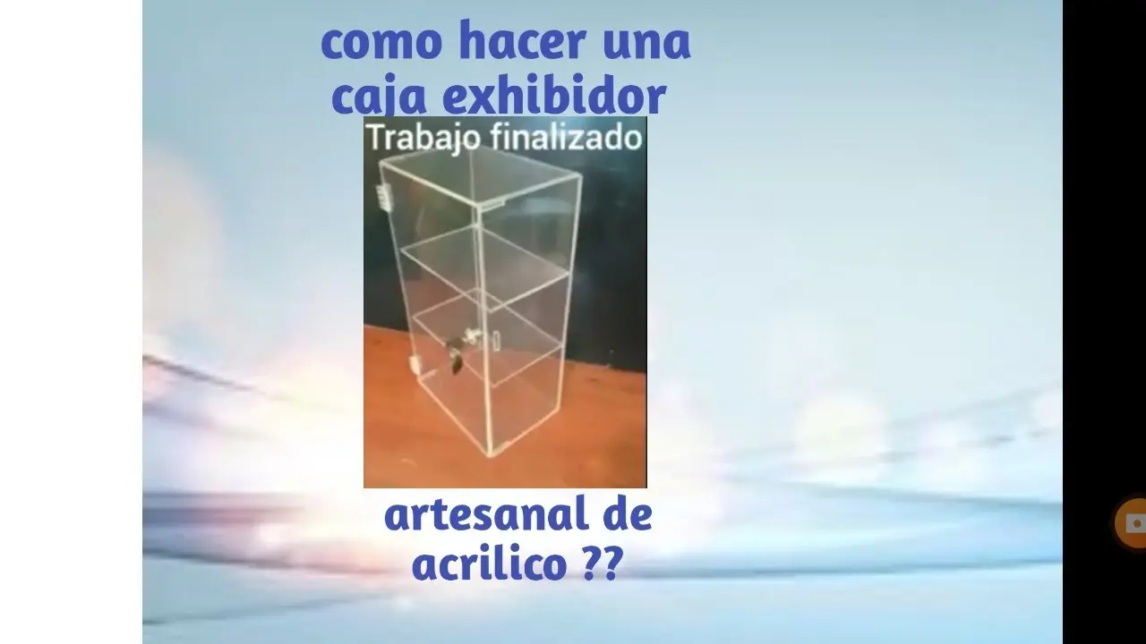 como hacer una caja de acrilico para camara ip - Qué es una caja CCTV