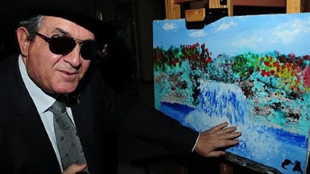 artista plastico ciego que pinta con aerosol - Qué famoso pintor no solia pintar